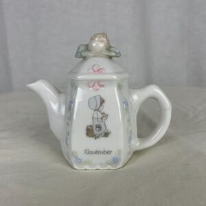 November Precious Moments Tea Pot Home Decoration Acorn Blessing Turkey Dressing